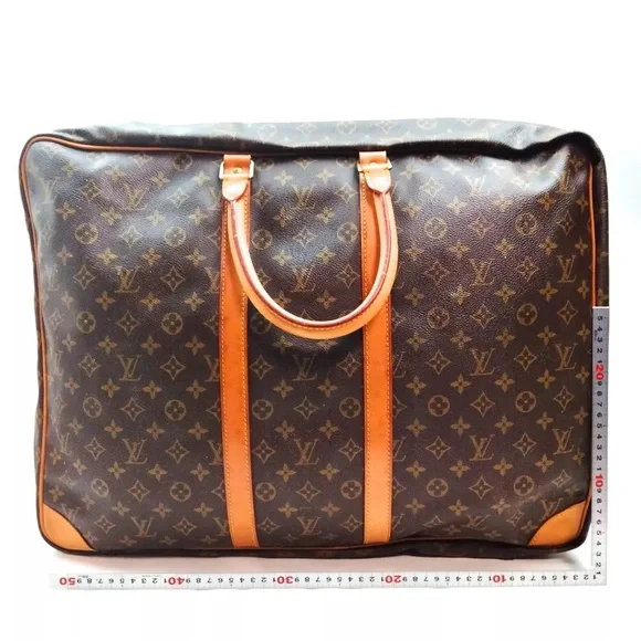 Louis Vuitton Travel Bag Sirius 55 Brown Monogram with Lock & Key - Picture 3 of 15